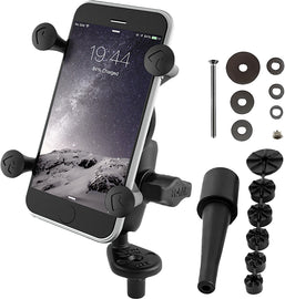 Ram Fork Stem Mount with Short Double Socket Arm accessory for bikes or boats, featuring durable mounting components.