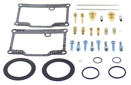 All Balls carburetor rebuild kit for fuel system, includes gaskets and parts for intake and carburetor maintenance.