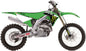 DCOR Complete Kit 23 Mek Klx 110 graphics and decals in black, featuring bold designs for dirt bikes, shown on a vehicle.