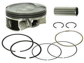 Namura piston kit with +0.50mm piston rings and components for engine repair, featuring durable metal construction and precise fit.