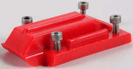 Acerbis Chain Guide Block 2.0 Insert in red, drive type motorcycle chain guide component with brand logo visible.