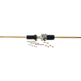 All Balls steering rack assembly for Arctic Cat, showing the durable metal steering component with mounting points and linkage parts.