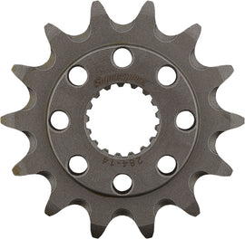 Supersprox steel front CS sprocket 14T for Honda CRF250, 520 chain size, with sharp teeth and durable finish.