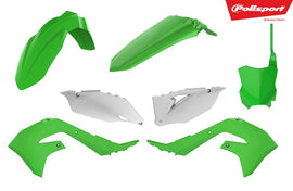 Polisport Plastics OEM color plastic body kit with streamlined design and smooth finish, designed for motorcycle or scooter.