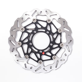 Braking SK2 directional left rotor for brakes, labeled 32-6670L, showing metallic surface with vented design and mounting holes.