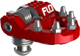 Flo Motorsports folding tip brake part in red, standard size 122-9142R, designed for enhanced performance and durability.