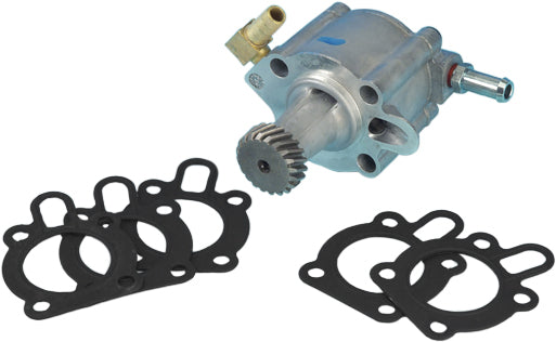 James Gasket oil pump mounting gasket set for late XL engines, includes 5 gaskets and seals for reliable engine sealing.