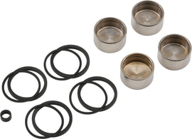 HardDrive front caliper rebuild kit for Softail 2008-2014, includes brake components for Harley-Davidson motorcycle brakes.