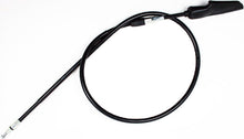 Load image into Gallery viewer, Motion Pro black vinyl clutch cable 70-5234, a durable hydraulic control line for motorcycle clutch systems, shown coiled with connectors.