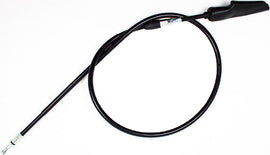 Motion Pro black vinyl clutch cable 70-5234, a durable hydraulic control line for motorcycle clutch systems, shown coiled with connectors.