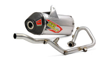 Load image into Gallery viewer, Pro Circuit T6 Exhaust for Yamaha motocross bike, showcasing the sleek metal construction and mounting details.