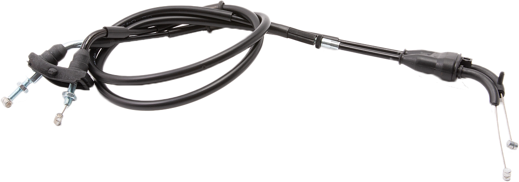 Motion Pro throttle cable for Yamaha models, durable hydraulic control line suitable for motorcycle throttle systems.