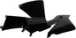 Polisport Plastics black radiator shroud for body protection, part number 64-4241, shown in the image.