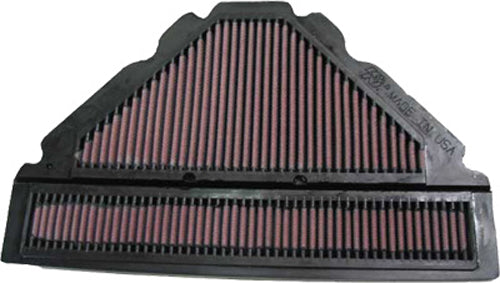 K&N Air Filter 776096, high-performance air filter with a pleated cotton filter element for improved engine airflow.