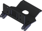 KFI Products UTV plow mount bracket for attaching a plow to utility task vehicle, shown in black metal with mounting holes.