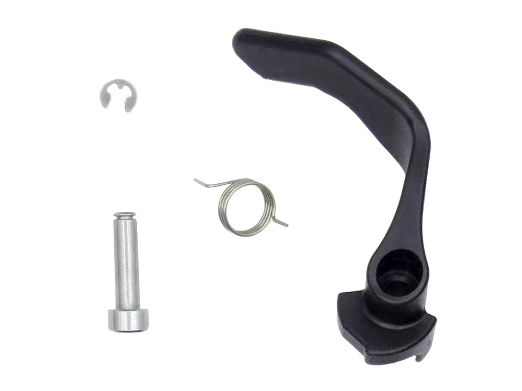 SP1 parking brake lever set S-D 12-19265P with two black levers, suitable for vehicle parking brake system.