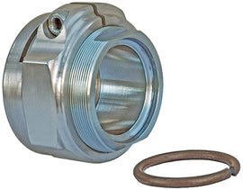 Dura Blue Inc Posi Steel Lock Nut Yam 557-0266, a steel lock nut with a blue finish, for hardware fastening applications.