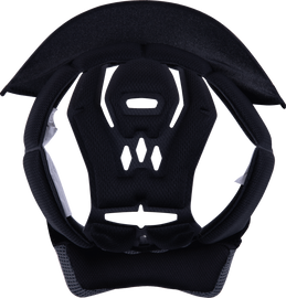 Alpine Star Sm3 Youth Crown Pad YL 482-00122YL, yellow protective helmet padding, close-up view of the foam and fabric material.