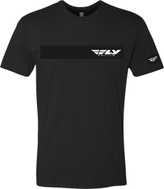 Black Fly Racing Fly Corporate Tee in medium size, featuring the Fly Racing logo and casual t-shirt design.