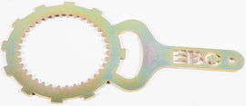 EBC Motorcycle Brakes clutch basket holder tool, model Ct041, showing metal construction and detailed grip for motorcycle clutch assembly.