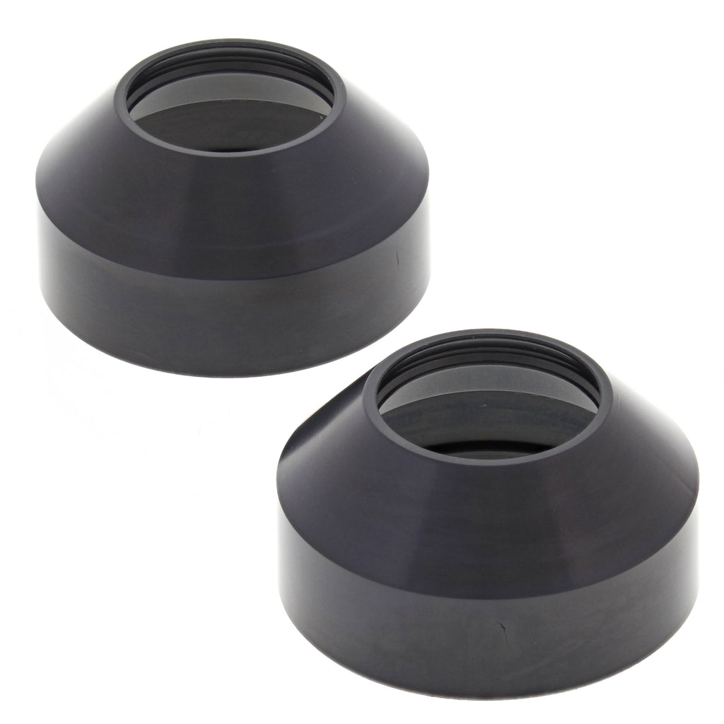 All Balls Fork Dust Seal Kit 22-57131 with gaskets and seals for motorcycle forks, showing detailed close-up of the seals.