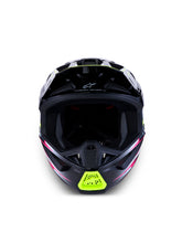 Charger l'image dans la galerie, S M7 Blaster Helmet Ece06/Dot Blk/Gry/Wh/Yllw Fluo Glsy 2x