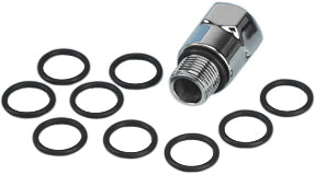 James Gasket oil line connector gasket oring for Twin Cam B motors, set of 10, durable rubber seals for Harley Davidson engines