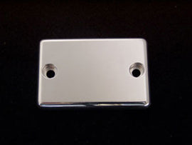 ModQuad front brake cover (plain) for body, shown on motorcycle part with black finish and mounting points.