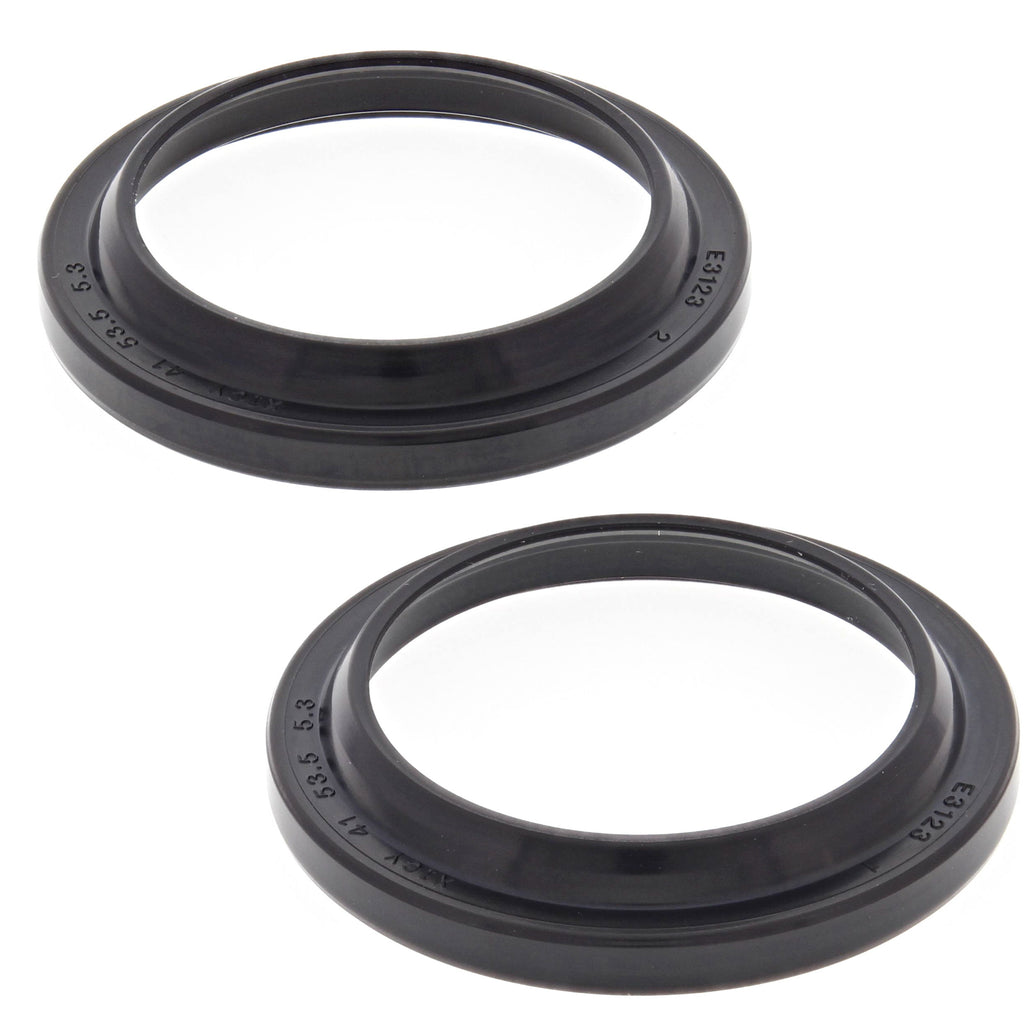 All Balls Fork Dust Seal Kit 22-57118 for motorcycle forks, includes gaskets and seals to protect fork components.
