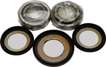 Load image into Gallery viewer, All Balls steering bearing and seal kit 22-2048 with metal bearings and rubber seals for motorcycle steering system.