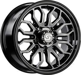 Onyx Wheel 14x7 4/156 +10mm Blk/Machined