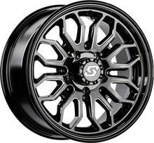 Load image into Gallery viewer, Onyx Wheel 14x7 4/137 +10mm Blk/Machined