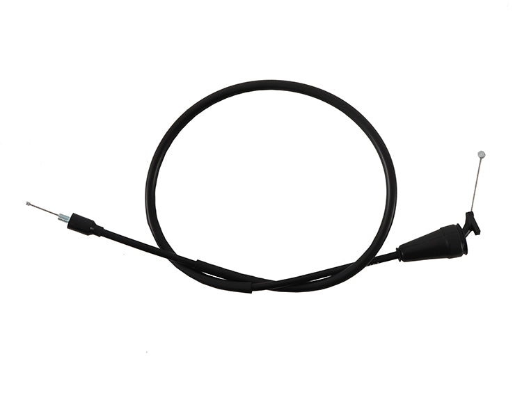 All Balls throttle cable 24-51268 for hydraulic control lines, showing the black cable with metal fittings on a white background.