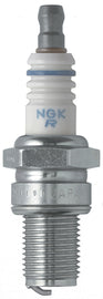 NGK Spark Plug #3035/10 2-BR8ECM showing a close-up of the ignition component with metal tip and ceramic insulator.
