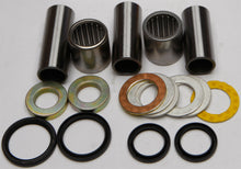 Load image into Gallery viewer, All Balls swingarm bearing kit for suspension, showing various bearings and components in the kit for motorcycle maintenance.