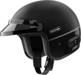 Sena Surge Open Face Helmet W/Mesh Matte Black/Glossy Black 2x 843-021482X