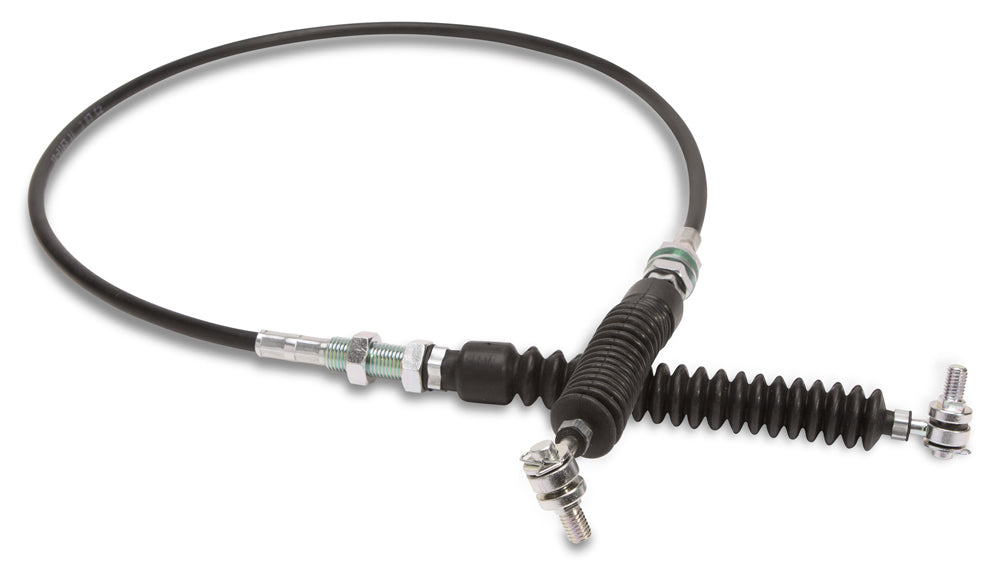 Motion Pro MP shift cable for UTV, durable hydraulic control line with flexible cable design for smooth gear shifting.