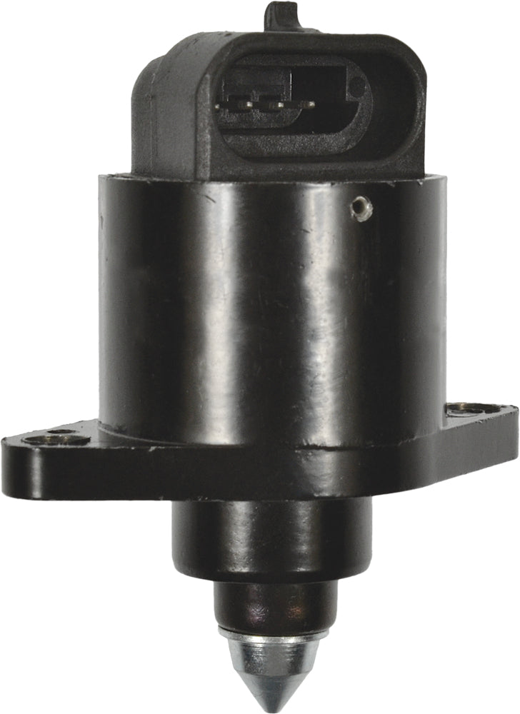 SMP Idle Air Control Motor 275-01037 for automotive electrical systems, shown in a close-up image with connectors and mounting points.