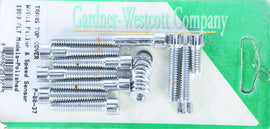 Gardner-Westcott transmission top cover set for 1999-2005 touring models, includes hardware and fasteners for motorcycle repair.