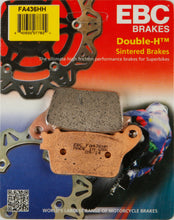 Load image into Gallery viewer, EBC Motorcycle Brakes brake pads 15-436H set with metal backing plates and friction material for motorcycle braking system