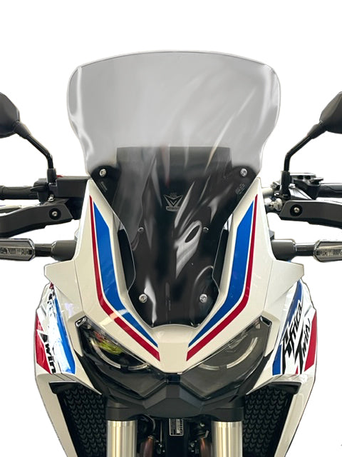 National Cycle Vstream mid light tint motorcycle windshield, providing aerodynamic protection and clear visibility.