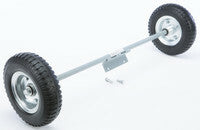 Fire Power Mototrainer training wheels for CRF50F and XR50R motorcycles, durable accessories for beginner riding stability.