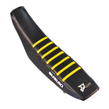 DCOR - Seat Cover Black W/Yellow Ribs Suz - 862-3040126