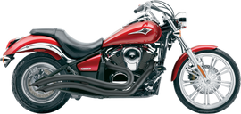 Cobra Speedster Swept F/S exhaust in black for Yamaha Stryker 2011-2018, showing the sleek motorcycle exhaust system.