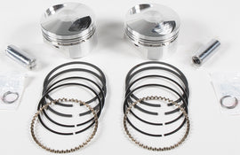 Wiseco V-Twin piston kit for 1200 Evo Sportster with 10.5:1 compression, includes pistons and components, displayed in the image.