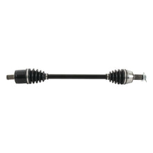 Load image into Gallery viewer, All Balls drive axle 536-0076, showing a metallic axle shaft with protective rubber boots and mounting components.