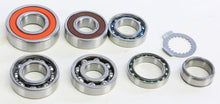 Load image into Gallery viewer, Hot Rods Transmission Bearing Kit 421-3105 for engine, showing metal bearings and components laid out on a work surface