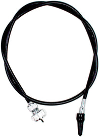 Motion Pro Black Vinyl Speedo Cable 70-6207, a durable hydraulic control line with black vinyl coating, ready for motorcycle use.