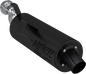 MBRP Exhaust single slip-on system with 4.25-inch black sport muffler, showcasing the sleek exhaust design.