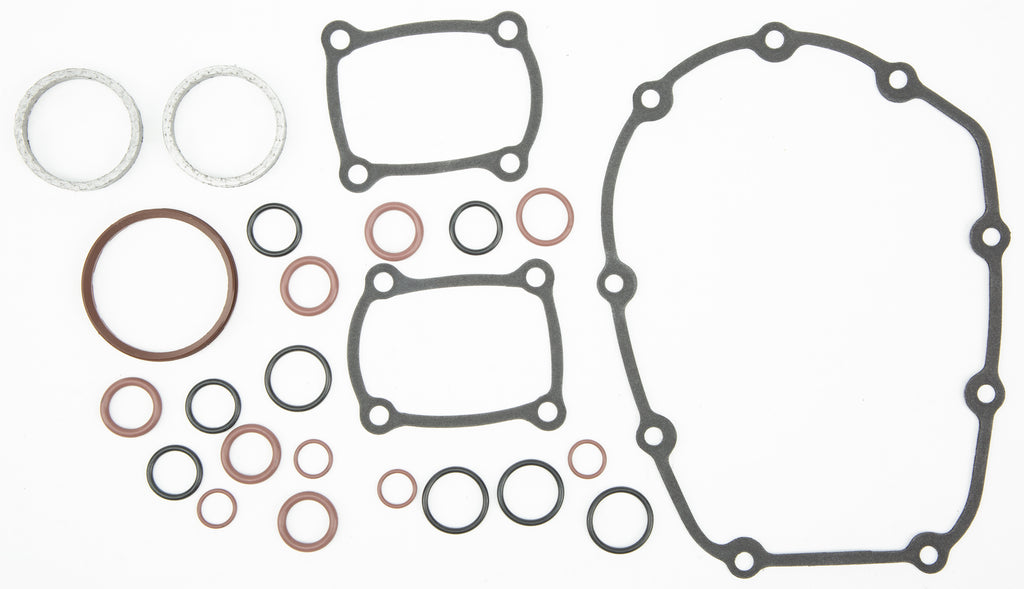 Cometic M8 cam change kit with seal, including metal components and gasket, displayed on a neutral background.